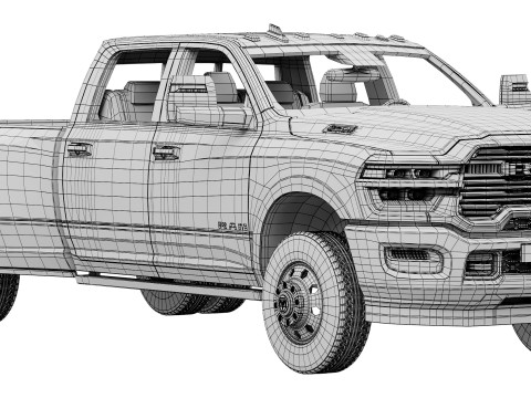 RAM 3500 Limited 2025 Modello 3D