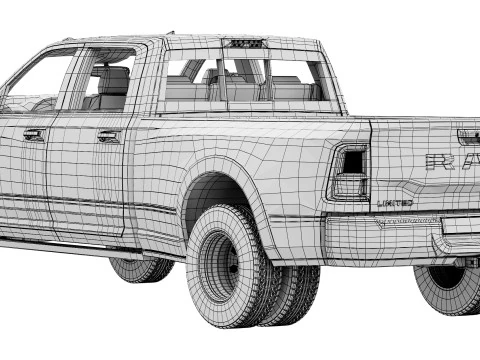 RAM 3500 Limited 2025 3D Model
