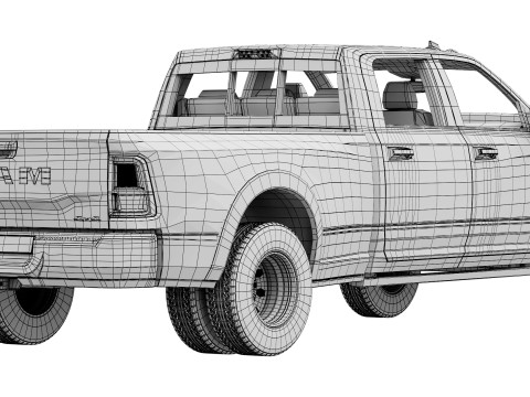 RAM 3500 Limited 2025 Modello 3D