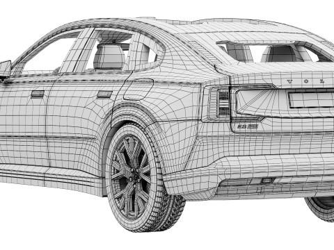 Volvo ES90 Modelo 3D