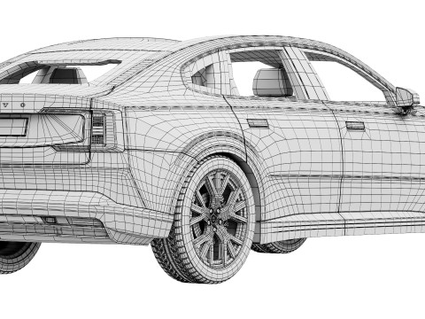 Volvo ES90 Modelo 3D