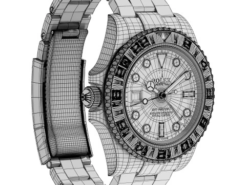 Rolex GMT-Master II 126729VTNR 3D Modell