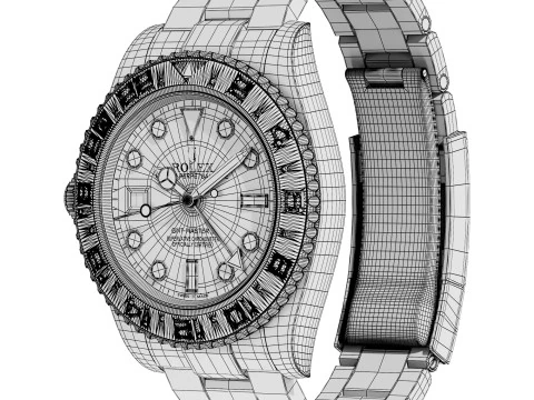 Rolex GMT-Master II 126729VTNR 3D Modell