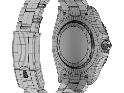 Rolex GMT-Master II 126729VTNR 3D Modell