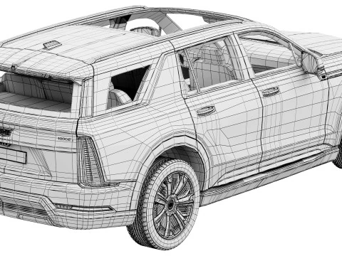 Cadillac Escalade IQL premium luxury 2026 3D Model