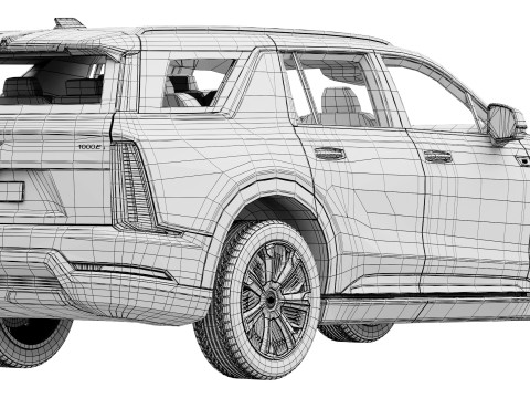 Cadillac Escalade IQL premium sport 2026 3D Модель
