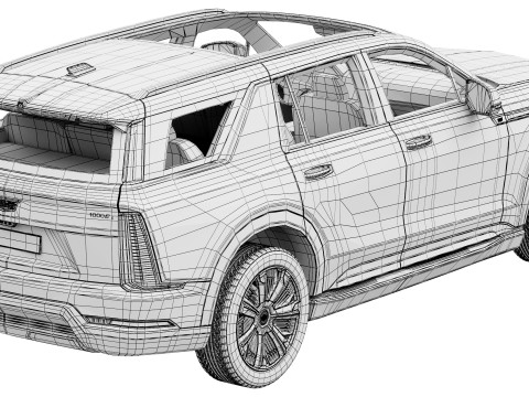 Cadillac Escalade IQL premium sport 2026 3D Модель