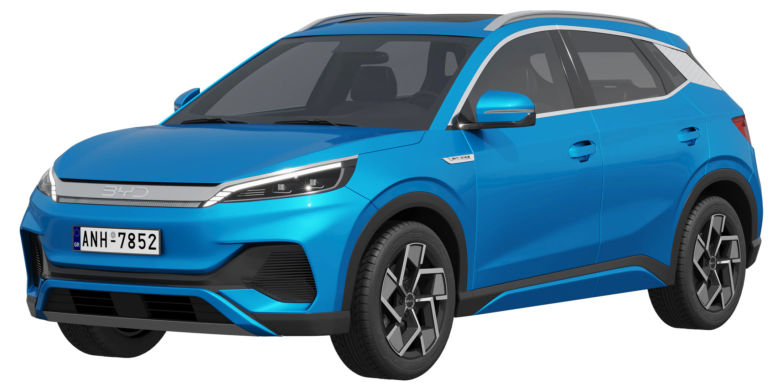 BYD ATTO 3 2025 3D Model .c4d .max .obj .3ds .fbx .stl .blend 