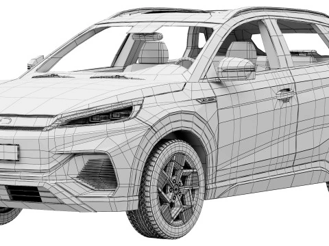 BYD ATTO 3 2025 3D Model