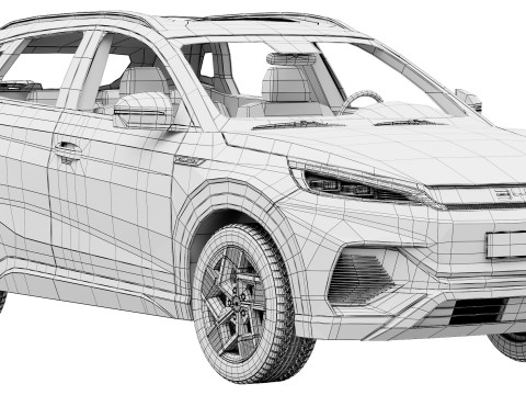 BYD ATTO 3 2025 3Dモデル
