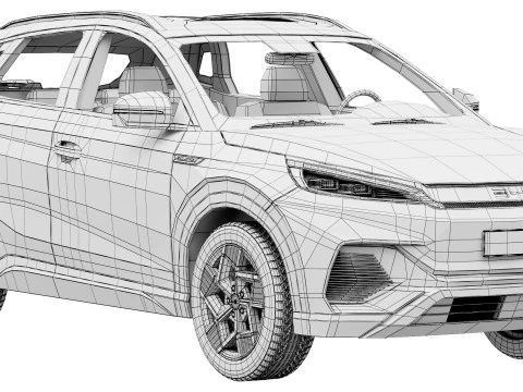 BYD ATTO 3 2025 3D Model