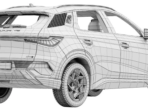 BYD ATTO 3 2025 3D Model