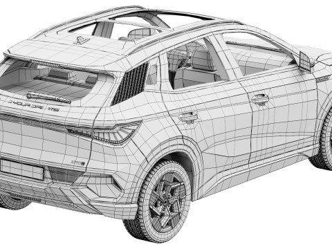 BYD ATTO 3 2025 3Dモデル