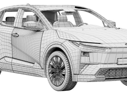 Toyota C-HR plus 2026 3Dモデル
