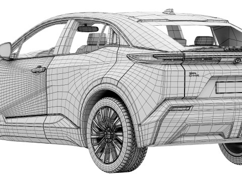 Toyota C-HR plus 2026 3Dモデル