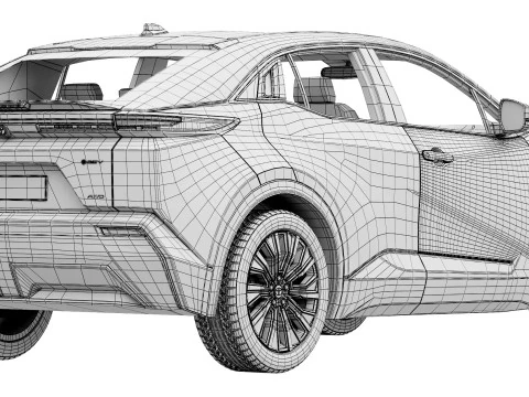 Toyota C-HR plus 2026 3D Model