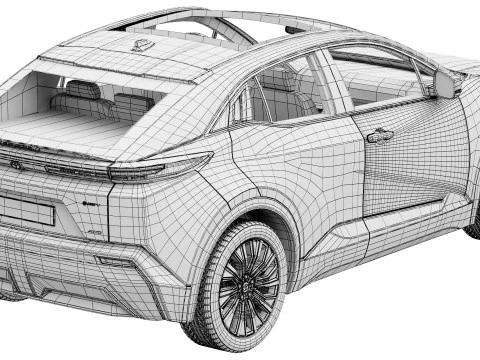Toyota C-HR plus 2026 3D Model