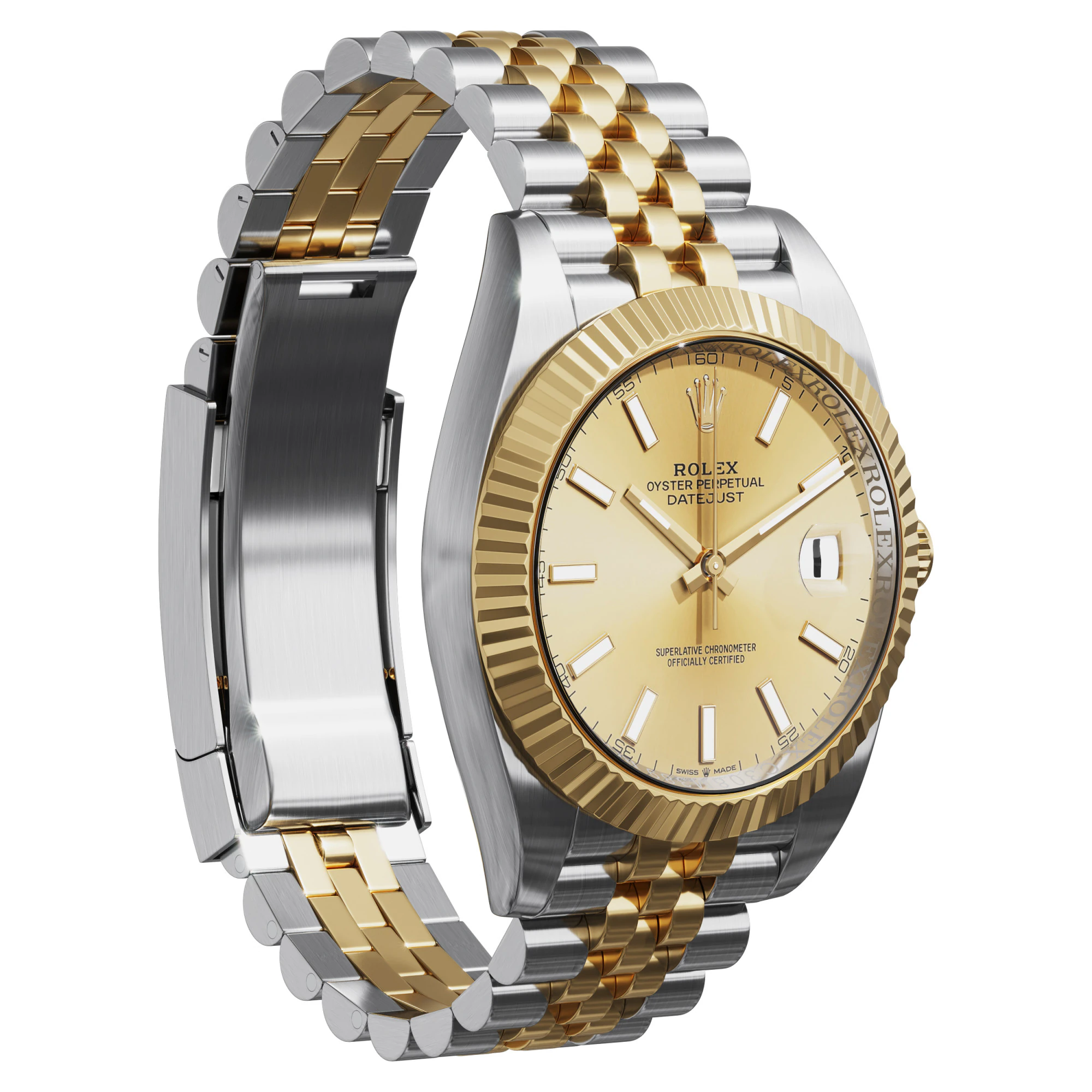 Rolex Datejust 41 126333 Modello 3D .c4d .max .obj .3ds .fbx .stl .blend 