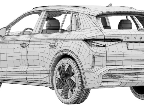 Skoda Elroq RS 3D Model