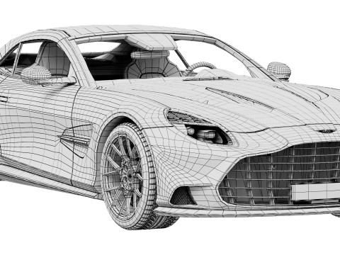 Aston Martin Vanquish Volante 2026 3D Model