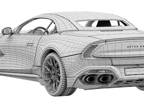 Aston Martin Vanquish Volante 2026 3D Model