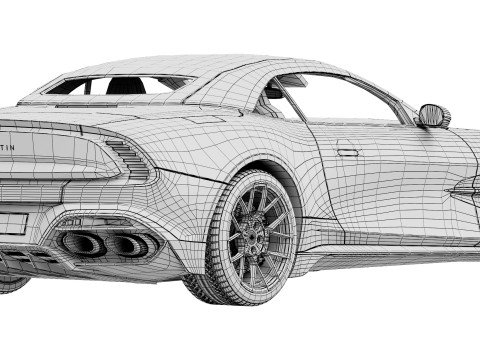 Aston Martin Vanquish Volante 2026 3D Model