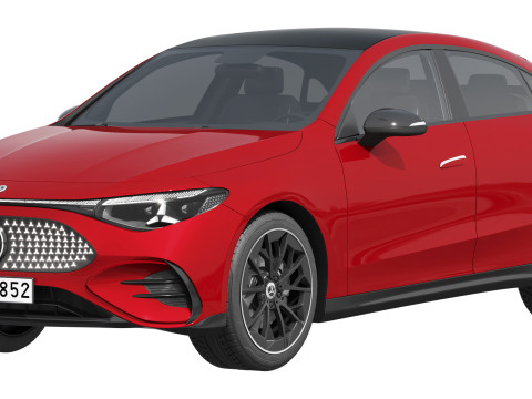 Mercedes-Benz CLA EQ Technology AMG Line 2026 3D Модель