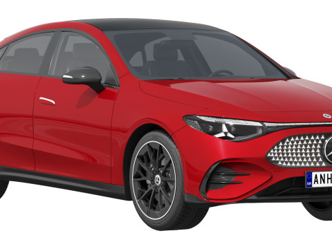 Mercedes-Benz CLA EQ Technology AMG Line 2026 3D मॉडल