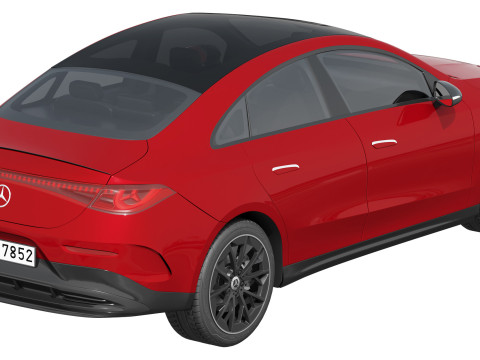 Mercedes-Benz CLA EQ Technology AMG Line 2026 3D मॉडल