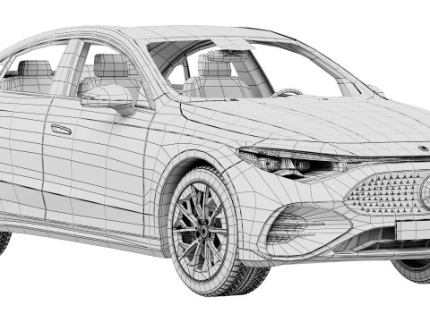 Mercedes-Benz CLA EQ Technology AMG Line 2026 3D मॉडल