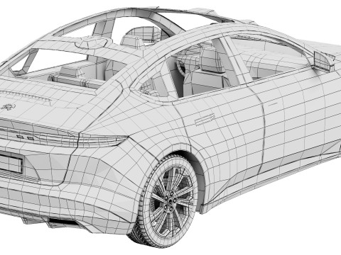Nio ET5 Modelo 3D