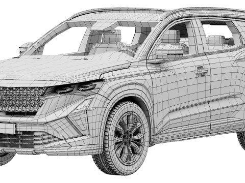 Renault Espace 2026 3D Model