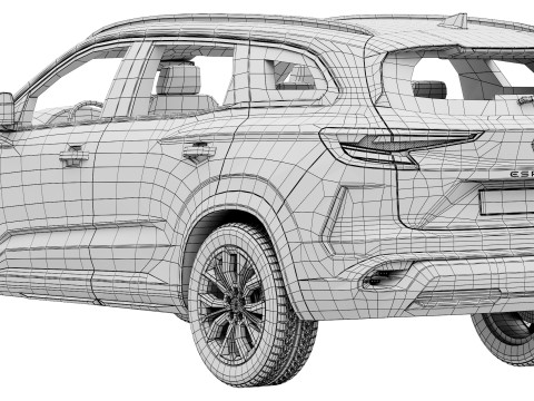 Renault Espace 2026 3D Model