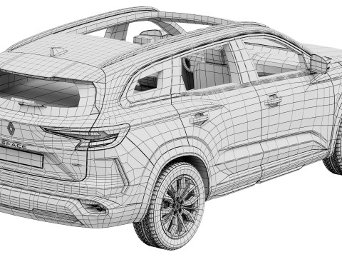 Renault Espace 2026 3D Model