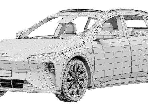 Passeio NIO ET5 Modelo 3D