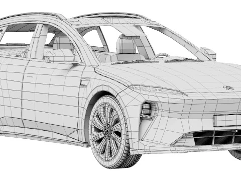 Passeio NIO ET5 Modelo 3D