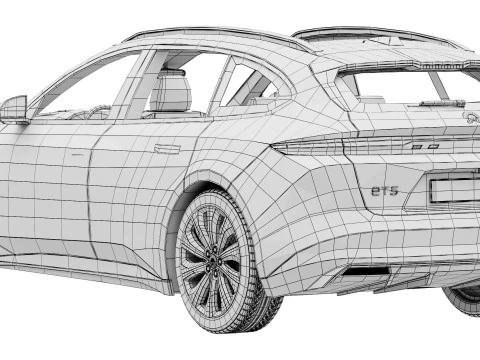 Passeio NIO ET5 Modelo 3D