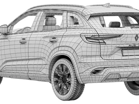 Renault Austral 2026 3D Model
