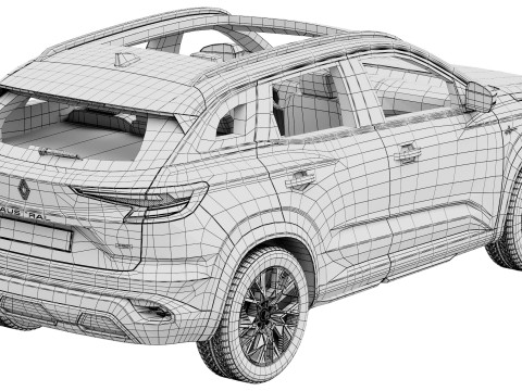 Renault Austral 2026 3D Model