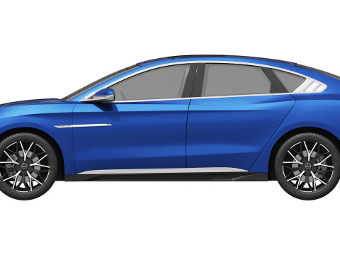 BYD Han 2025 3D Model