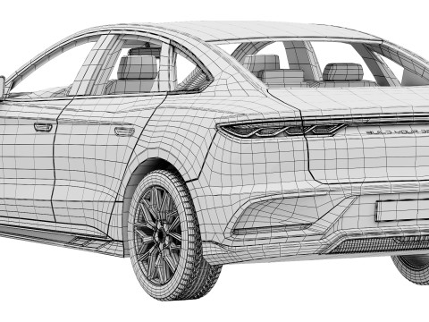 BYD Han 2025 3D Model
