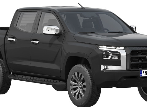 Mitsubishi L200 Triton 2024 Model 3D