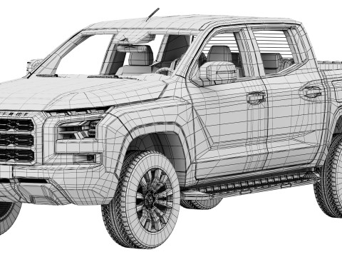 Mitsubishi L200 Triton 2024 Model 3D