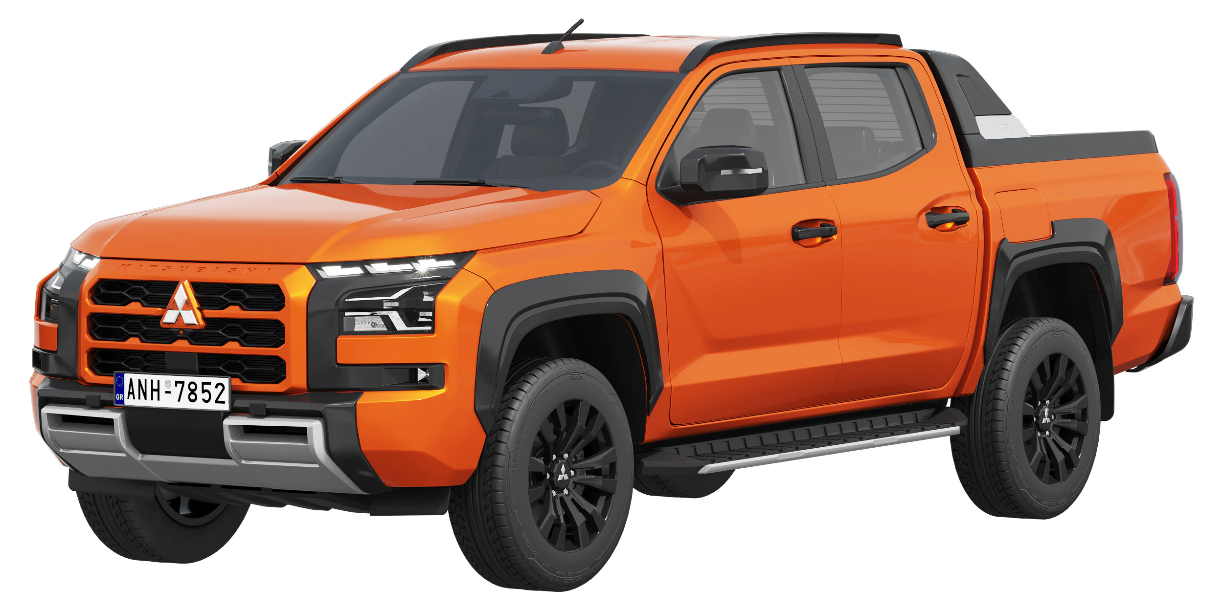 Mitsubishi L200 Triton Athlete 2024 3D Model .c4d .max .obj .3ds .fbx .stl .blend 