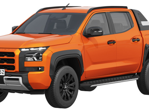 Mitsubishi L200 Triton Athlete 2024 Model 3D