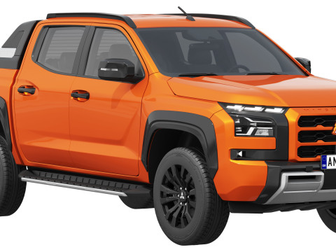 Mitsubishi L200 Triton Athlete 2024 3D मॉडल