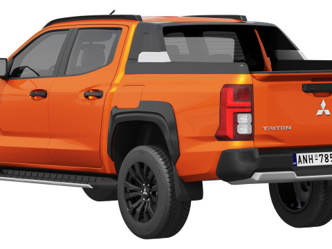 Mitsubishi L200 Triton Athlete 2024 3D मॉडल