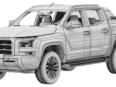 Mitsubishi L200 Triton Athlete 2024 3D मॉडल