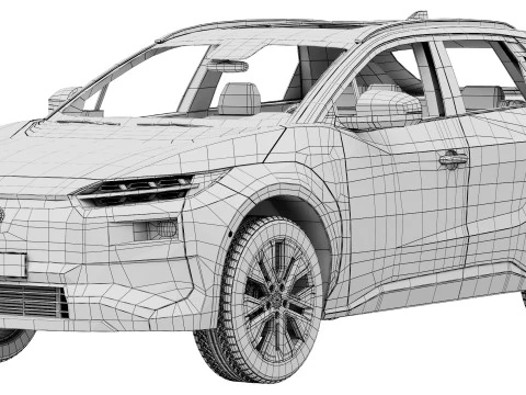 Subaru Solterra EV 2026 3D Model