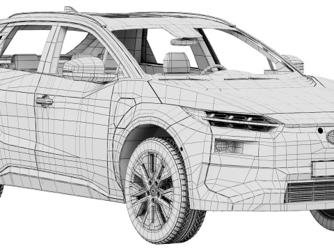 Subaru Solterra EV 2026 3D Model